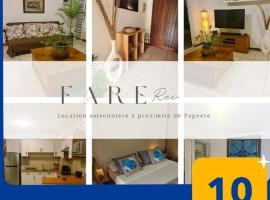 Farerei Appartement spacieux, équipé et confortable, מלון בFaaa