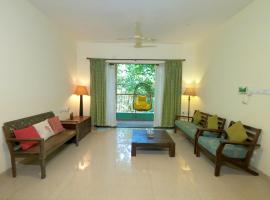 Lush Green 3BR Wifi 15 min drive to Panjim Casinos, apartment in Panaji