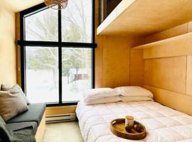 Micro maison le Nordik, tiny house à Saint-Zénon