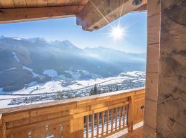 Chalet Obenland Panorama Aussicht Kitzbühler Alpen, holiday rental in Bramberg am Wildkogel