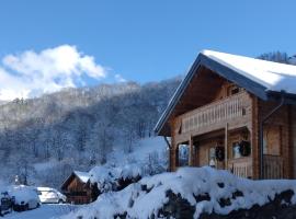 La Plagne Chalet cosy calme proche valée: La Plagne Tarentaise, Plan Bois Ski Lift yakınında bir otel