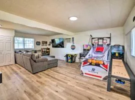 Spacious Riverside Home with Game Room and Yard