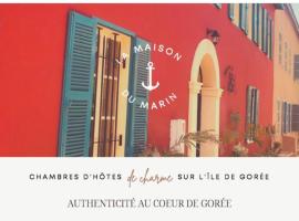 La Maison du Marin, hotel House of Slaves környékén a Gorée-szigeten