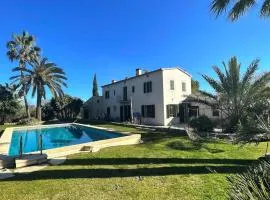 Son Jordi nou, beautiful villa near Alaro big swimming pool, BBQ mountain views 12people