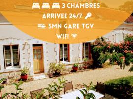 Longère avec jardin - Vallée du Loir, hotel s parkováním v destinaci Villiers-sur-Loir