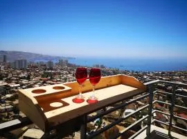 Depto Valparaíso con Vista al Mar y a la Bahía de Valparaíso