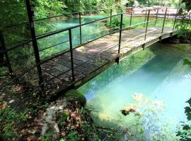 Chambre d'hôte de la Source Bleue: Cusance şehrinde bir Oda ve Kahvaltı