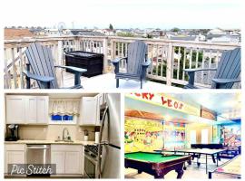 The Lighthouse-3 Bedroom with Casino Pier Gameroom, appartamento a Seaside Heights