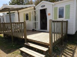 Location mobil home, bolig ved stranden i Sigean