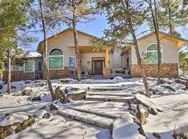 Sunny Show Low Getaway with Patio and Forest View