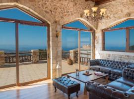 Villa Malaxa Private Luxury with Amazing View، بيت عطلات في Maláxa