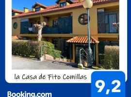 La Casa de Fito cerca del centro de Comillas, вариант жилья у пляжа в городе Комильяс