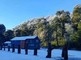 Refugio de Montaña Sollipulli, Lodge Nevados de, lodge i Melipeuco
