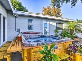 NEW! Cheerful bungalow with hot tub near beaches