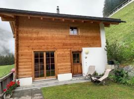 Neuwertiges 2-Zi-Ferienchalet 55m2, dovolenkový dom v destinácii Monstein