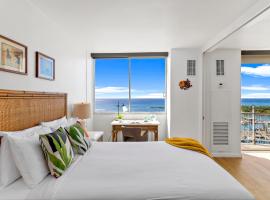 Ilikai Marina 1BR Condo, Ocean View Haven、ホノルルのコンドミニアム