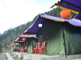 Barot , Waterfall Camps and Domes I Best seller, glamping site in Mandi