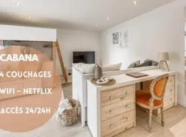 CABANA 4 pers Wifi Boîte à clé Netflix