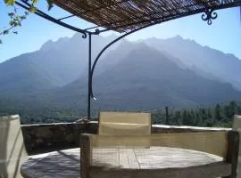 Le CAPU BIANCU-LOCATION AVEC VUE PROCHE DES GORGES DE L ASCO ENTRE MER ET MONTAGNE