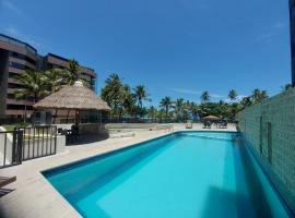 Apartamento na praia de Jatiuca、マセイオにあるクルス・ダス・アルマス・ビーチの周辺ホテル