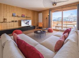 Ski-in/Ski-out à l'Alpe d'Huez: Appartement 130m² avec Piscine, Sauna et Hammam - FR-1-645-21, hotel in Huez