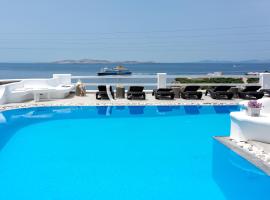 Flaskos Suites and more, hotel para famílias em Agios Stefanos