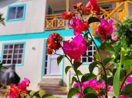 Colorful Garden House, sewaan penginapan tepi pantai di Providencia