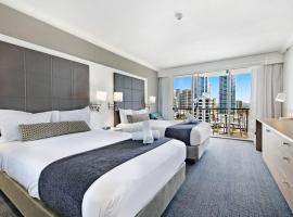 Deluxe Twin Studio in Surfers Paradise, hotel near Southport Broadwater Parklands, Gold Coast