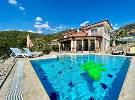 Private Pool - Private 1000m2 Garden, 4 Bedroom - 3 Bathroom - 8 Person, DETACHED Villas, Unlimited WiFi - Free Parking, villa in Fethiye