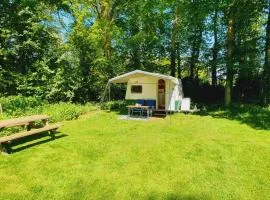 small retro caravan