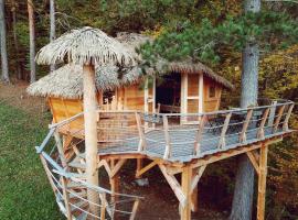 Pine Point, area glamping di Trencianske Teplice