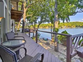 Private Fire Pit and Dock Lakefront Missouri Home