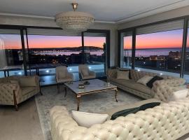 Vue panoramique sur la baie de Tanger