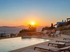 Newly built spectacular Sunset villa at St. John, Mykonos