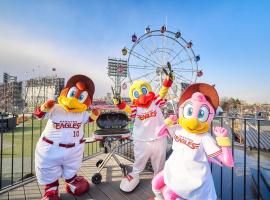 Rakuten STAY x EAGLES 201 with Roof balcony, semesterboende i Sendai