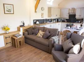 Fuesli Lodge - Boutique Cottage at Harrys Cottages, cheap hotel in Pen y Clawdd