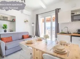 Mont Ventoux - Terrasse - Vue dégagée - Linge de qualité - Fibre - Confort