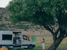 Geo Campers - Full time living camper rental in Kutaisi, Tbilisi, Batumi, Georgia, campsite in Kutaisi