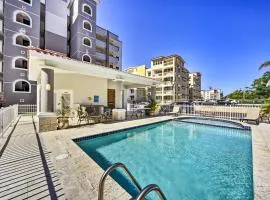 Breezy Condo with Ocean View Balcony Walk to Beach!
