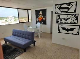 Apartamento con vista a la playa, la mejor zona de la ciudad, genial para trabajar o estar con la familia, hotel in Ríohacha