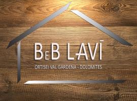 B&B Lavi Ortisei val Gardena, B&B in Ortisei