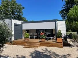 Modern and cosy ecolodge, shared heated pool, Les Mathes