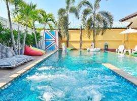 Mantra Pattaya Pool Villa-Pool with Jacuzzi in Pattaya-Pet-Friendly，喬木提恩海灘的飯店