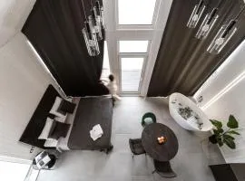 Sniegi design cabin with sauna