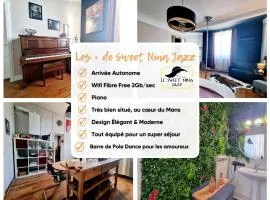 Sweet Nina Jazz Appartement pour 5 voyageurs, situé à la Place de la République, avec parking et lit queen size