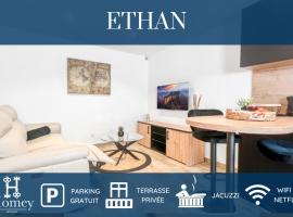 HOMEY ETHAN - Free Parking - Terrasse privée - Wifi et Netflix - Jacuzzi, apartman u gradu Monnetier-Mornex