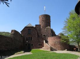 Burg Zimmer auf ca. 70 m², majatalo kohteessa Heimbach