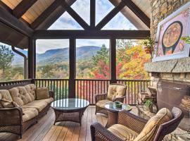 Stunning Mill Spring Home with Mountain Views!, hotel in Mill Spring