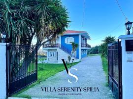 Villa Serenity Spilia 1st floor โรงแรมสำหรับครอบครัวในอาร์กอสโตลี