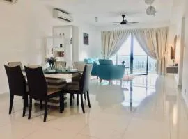 2 bedder Seaview condo with Wifi near Legoland for 6 pax